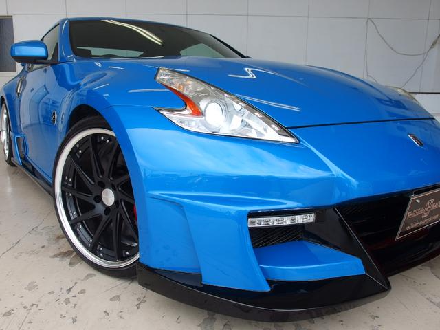 フェアレディＺ ベースグレード　新品ＶｅｉｌＳｉｄｅ３７０Ｖｅｒ１ボディキット　新品ＷＯＲＫ２０ＡＷ　新品ＶｅｉｌＳｉｄｅマフラー・中間ストレート　新品ジース触媒　新品後期型アウターハンドル　アミューズリアウィング　レッド曙キャリパ（4枚目）