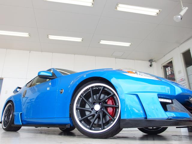 フェアレディＺ ベースグレード　新品ＶｅｉｌＳｉｄｅ３７０Ｖｅｒ１ボディキット　新品ＷＯＲＫ２０ＡＷ　新品ＶｅｉｌＳｉｄｅマフラー・中間ストレート　新品ジース触媒　新品後期型アウターハンドル　アミューズリアウィング　レッド曙キャリパ（5枚目）