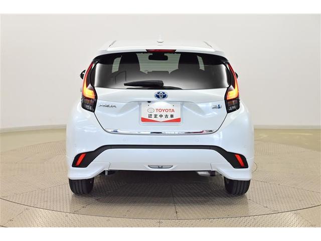 アクア Z 元試乗車 エアロ LEDヘッドライト スマートキー 100V電源 イモビライザー アルミホイール オートクルーズコントロール 点検記録簿 エアコン ESC キーレス パワーウインドウ ABS Bカメ(3枚目)