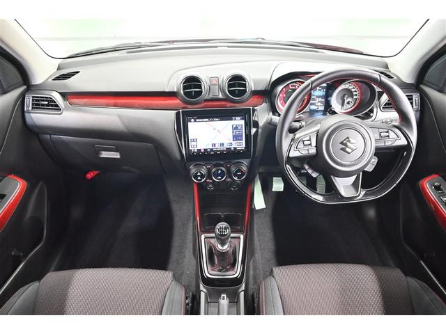 スイフトスポーツ ベースグレード 被害軽減ブレーキ DVD視聴可 横滑り防止システム セキュリティ SRS ABS付 ナビTV Wエアバック LEDヘットランプ 自動追従 全席PW 点検記録簿 フルオートエアコン パワーステアリング(6枚目)