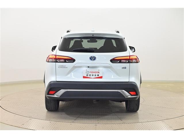 カローラクロス ハイブリッド　Ｚ　革　Ａクルコン　ＰＣＳ　Ｐシート　４ＷＤ車　横滑り防止装置　キーフリー　ＡＢＳ　ＬＥＤライト　ＥＴＣ車載器　地デジＴＶ　ナビ＆ＴＶ　盗難防止装置　記録簿　アルミホイール　スマートキー　Ｂカメラ（3枚目）