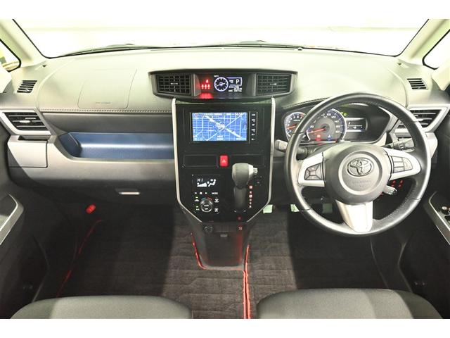 ルーミー カスタムG S 衝突軽減ブレーキシステム 地デジTV スマートキ- 両側電動D イモビライザー ドラレコ付き LEDライト 1オナ Bモニター パワステ VSC クルコン DVD視聴 ETC オートエアコン ナビTV(6枚目)