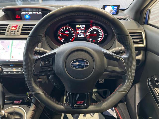 ＷＲＸ ＳＴＩ ＳＴＩ　タイプＳ　後期Ｄ型　大型リヤスポイラー　ＳＴＩタワーバー　禁煙車　純正ＳＤナビ　バックカメラ　ＥＴＣ　ドラレコ　ＬＥＤヘッド　純正１９インチアルミ　パワーシート　シートヒーター　純正革巻きハンドル　スマートキー（12枚目）