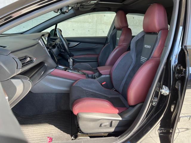 WRX S4 STIスポーツR EX 禁煙車 サンルーフ RECAROシート 純正11.6型ナビ フロント&サイド&バックカメラ ETC ドラレコ アクセスキー&プッシュスタート シートヒーター パワーシート 純正18インチアルミ(42枚目)