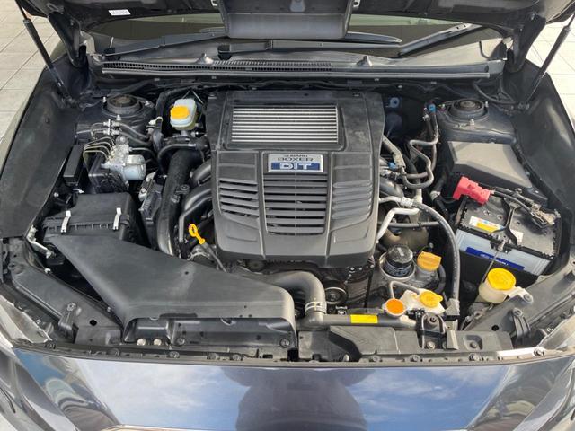 レヴォーグ 2.0STIスポーツアイサイト 後期D型 禁煙車 赤革シート カロッツェリアナビ フロント・サイドカメラ スマートリアビューミラー スマートキー&プッシュスタート ETC ドラレコ 純正18インチアルミ ビルシュタインダンパー(18枚目)