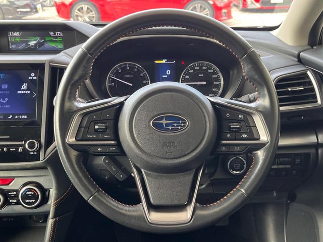 XV 2.0i-L アイサイト ルーフレール 禁煙車 純正SDナビ サイド&バックカメラ ドラレコ ETC コーナーセンサー LEDヘッドライト アクセスキー&プッシュスタート 純正革巻きステアリング 純正17インチアルミ(11枚目)