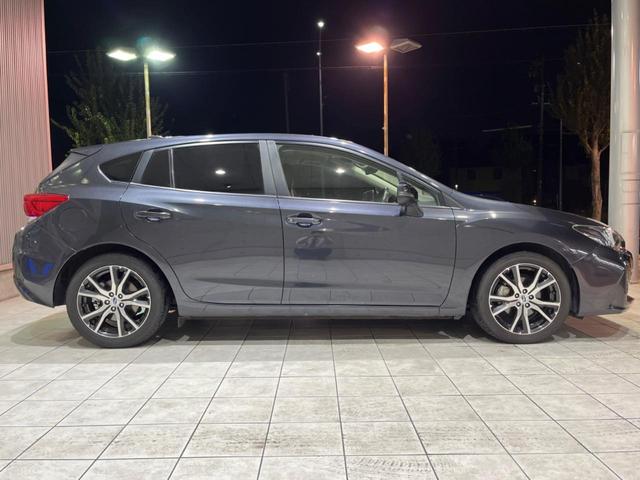 インプレッサスポーツ 2.0i-Lアイサイト 禁煙 純正8インチナビ バックカメラ サイドカメラ ETC ドライブレコーダー アクセスキー&プッシュスタート LEDヘッドライト 純正革巻ステアリング 純正17インチアルミ パドルシフト(24枚目)