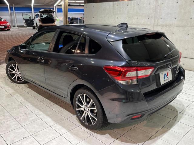 インプレッサスポーツ 2.0i-Lアイサイト 禁煙 純正8インチナビ バックカメラ サイドカメラ ETC ドライブレコーダー アクセスキー&プッシュスタート LEDヘッドライト 純正革巻ステアリング 純正17インチアルミ パドルシフト(26枚目)