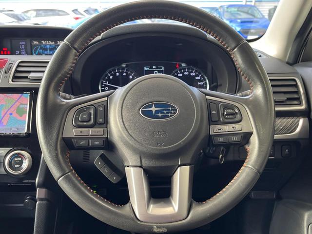 フォレスター X-ブレイク 後期D型 禁煙車 ルーフレール アドバンスドセーフティPKG イクリプスナビ バックカメラ シートヒーター ETC パドルシフト 純正革巻きステアリング 純正17インチアルミ LEDヘッドライト(13枚目)