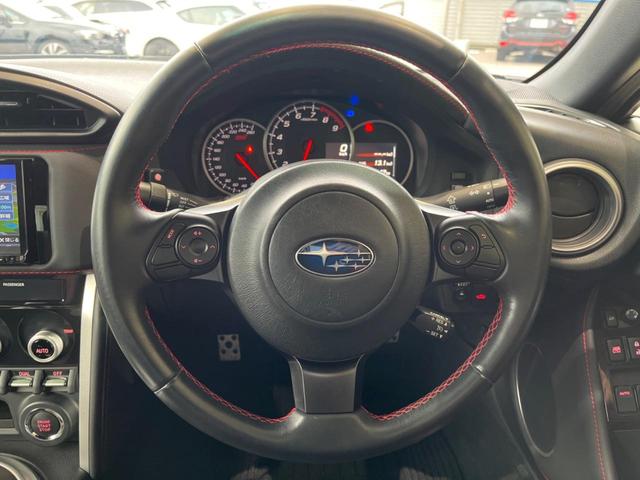BRZ STI スポーツ 最終H型 6MT 禁煙 リアスポイラー ブレンボキャリパー 半革シート シートヒーター クルーズコントロール バックカメラ 純正SDナビ ドラレコ アクセスキー&プッシュスタート 純正17インチアルミ(14枚目)