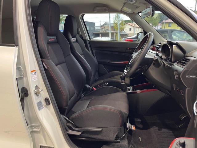 スイフトスポーツ ベースグレード 6速MT 禁煙車 全周囲カメラ スズキセーフティサポート 純正ナビ シートヒーター ドラレコ ETC LEDヘッドライト 純正17インチアルミ コーナーセンサー スマートキー 純正革巻きステアリング(11枚目)