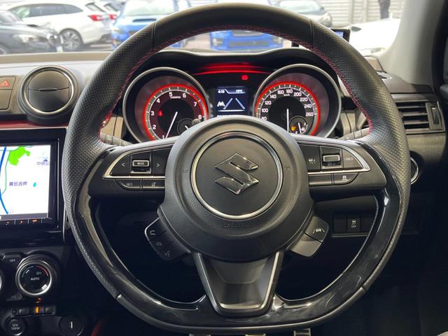 スイフトスポーツ ベースグレード 6速MT 禁煙車 全周囲カメラ スズキセーフティサポート 純正ナビ シートヒーター ドラレコ ETC LEDヘッドライト 純正17インチアルミ コーナーセンサー スマートキー 純正革巻きステアリング(14枚目)