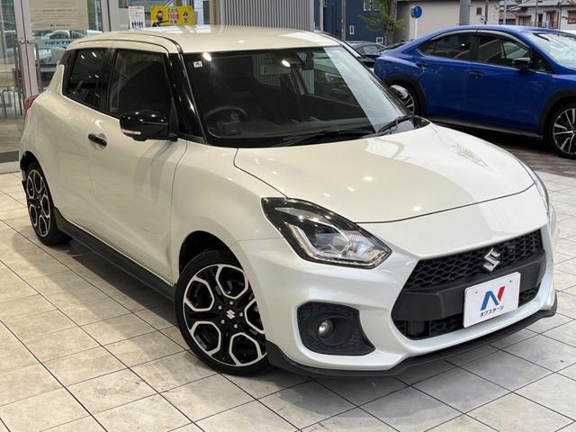 スイフトスポーツ ベースグレード 6速MT 禁煙車 全周囲カメラ スズキセーフティサポート 純正ナビ シートヒーター ドラレコ ETC LEDヘッドライト 純正17インチアルミ コーナーセンサー スマートキー 純正革巻きステアリング(19枚目)