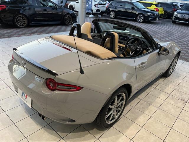 ロードスター Ｓレザーパッケージ　Ｖセレクション　６ＭＴ　禁煙車　スポーツタンナッパ革シート　マツダコネクト８．８インチ　バックカメラ　ＥＴＣ　スマートキー　ＬＥＤヘッド　レーダークルーズコントロール　シートヒーター　オートエアコン（34枚目）