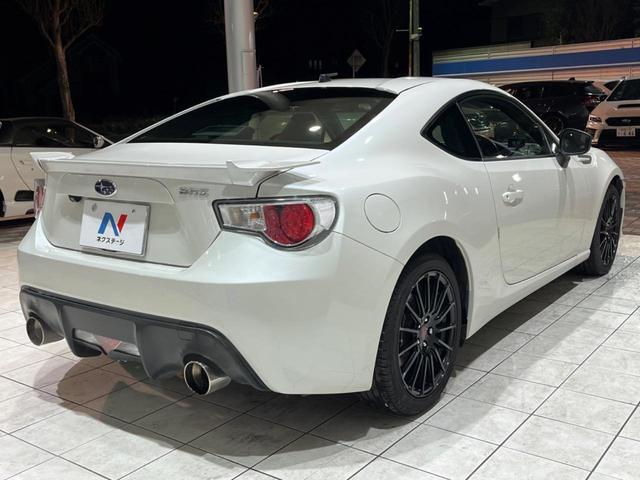 BRZ プレミアムスポーツパッケージ B型 専用茶革 LEDライナー フジツボマフラー BLITZタワーバー 禁煙車 SDナビ バックカメラ 専用純正17インチアルミ シートヒーター HIDヘッド パドルシフト スマートキー(17枚目)