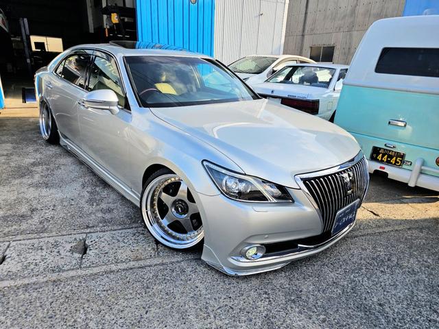 クラウンマジェスタ Fバージョン TディメンドブレーキTディメンドキャンバーアームフルエアロSSR深リム仕様(32枚目)