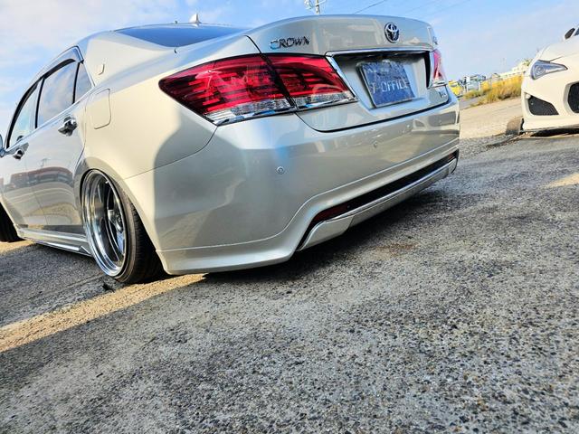 クラウンマジェスタ Fバージョン TディメンドブレーキTディメンドキャンバーアームフルエアロSSR深リム仕様(55枚目)