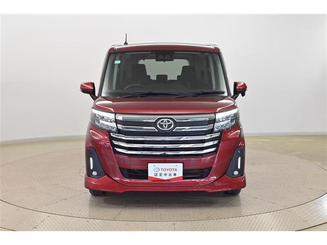 ルーミー カスタムG アイドリング 両側電動SD LEDヘット バックビューモニター 衝突回避ブレーキ 地デジ スマートキー メモリナビ クルーズコントロール DVD ETC オートエアコン アルミホイール ナビ&TV(2枚目)