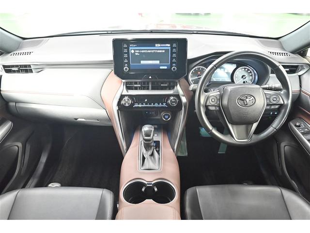 ハリアー Ｇ　衝突回避ブレーキ　ハーフレザーＳ　ＡＵＸ接続　セキュリティーアラーム　ＡＡＣ　バックモニタ－　記録簿有　エアロ　１オーナ　横滑防止装置　ＬＥＤランプ　スマキー　キーフリー　ＡＷ　ＥＴＣ車載器　ＰＳ（6枚目）