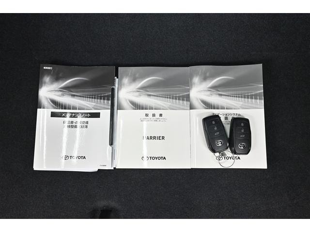 ハリアー Ｇ　衝突回避ブレーキ　ハーフレザーＳ　ＡＵＸ接続　セキュリティーアラーム　ＡＡＣ　バックモニタ－　記録簿有　エアロ　１オーナ　横滑防止装置　ＬＥＤランプ　スマキー　キーフリー　ＡＷ　ＥＴＣ車載器　ＰＳ（16枚目）