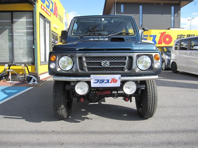 ジムニー ランドベンチャー JA22W ファイターエンジンK6A JA11トランスファー リフトアップ ロッソモデロマフラー JB64スチールホイール クラッチ関係新品 公認2名(貨物登録) 冬タイヤ付 同色全塗装(6枚目)