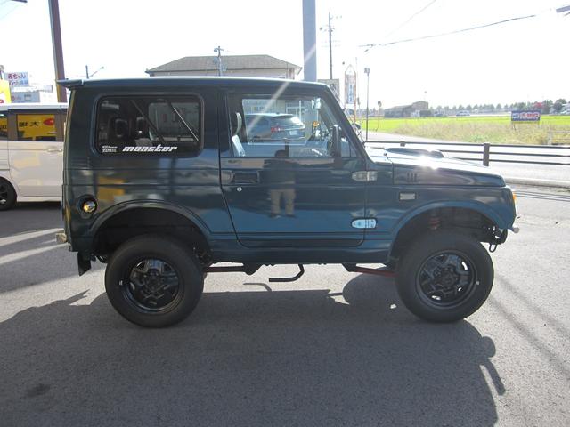 ジムニー ランドベンチャー JA22W ファイターエンジンK6A JA11トランスファー リフトアップ ロッソモデロマフラー JB64スチールホイール クラッチ関係新品 公認2名(貨物登録) 冬タイヤ付 同色全塗装(9枚目)