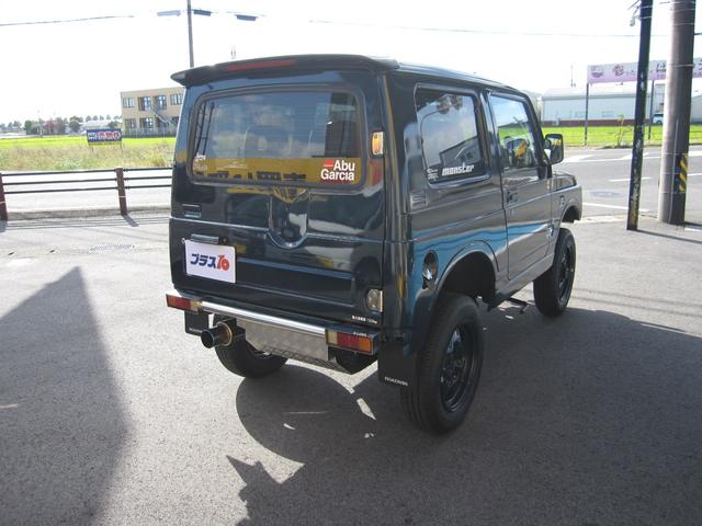 ジムニー ランドベンチャー JA22W ファイターエンジンK6A JA11トランスファー リフトアップ ロッソモデロマフラー JB64スチールホイール クラッチ関係新品 公認2名(貨物登録) 冬タイヤ付 同色全塗装(10枚目)