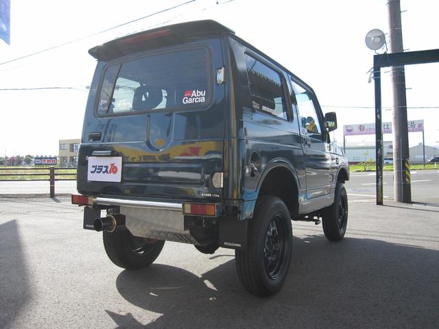 ジムニー ランドベンチャー JA22W ファイターエンジンK6A JA11トランスファー リフトアップ ロッソモデロマフラー JB64スチールホイール クラッチ関係新品 公認2名(貨物登録) 冬タイヤ付 同色全塗装(11枚目)
