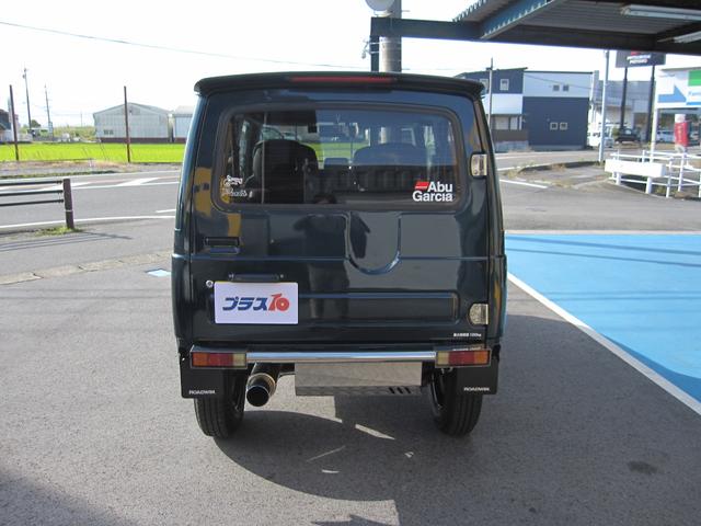 ジムニー ランドベンチャー JA22W ファイターエンジンK6A JA11トランスファー リフトアップ ロッソモデロマフラー JB64スチールホイール クラッチ関係新品 公認2名(貨物登録) 冬タイヤ付 同色全塗装(12枚目)