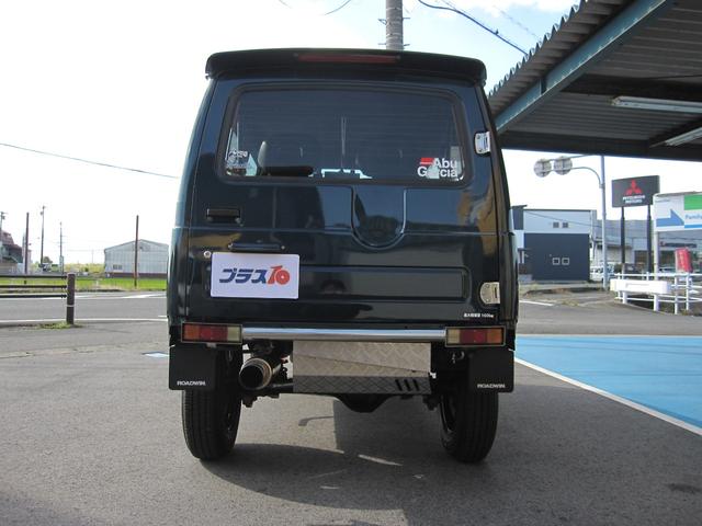 ジムニー ランドベンチャー JA22W ファイターエンジンK6A JA11トランスファー リフトアップ ロッソモデロマフラー JB64スチールホイール クラッチ関係新品 公認2名(貨物登録) 冬タイヤ付 同色全塗装(13枚目)