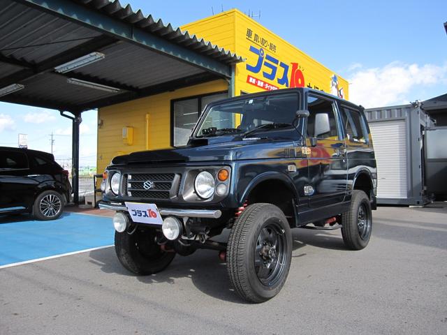 ジムニー ランドベンチャー JA22W ファイターエンジンK6A JA11トランスファー リフトアップ ロッソモデロマフラー JB64スチールホイール クラッチ関係新品 公認2名(貨物登録) 冬タイヤ付 同色全塗装(72枚目)