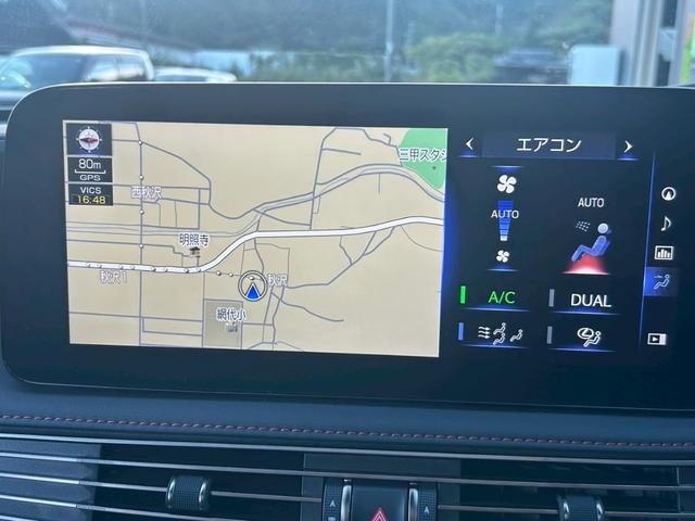 ＬＳ ＬＳ５００　Ｆスポーツ　１オーナー車　サンルーフ　Ｆスポーツ専用革シート　純正ナビ　ＴＶ　全周囲カメラ　ＥＴＣ　ＯＰデジタルインナーミラー　ヘッドアップディスプレイ　シートエアコン・ヒーター　パワーシート　Ｆスポ専用２０ＡＷ（25枚目）