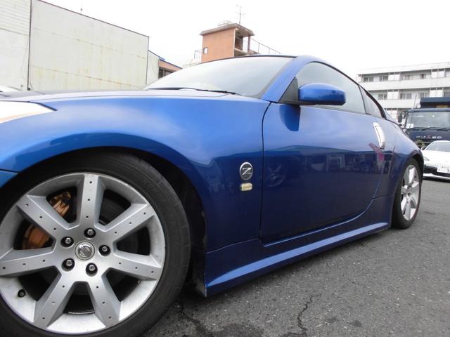 フェアレディZ バージョンST ブリッツZZR車高調 ラフィックス ORCクラッチ HKSエアクリブ ブレンボキャリパー フジツボマフラー純正6速MT(9枚目)