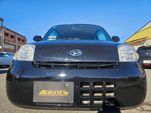 エッセ エコ　タナベ製車高調、ワンオフマフラー２本出しフロント部軽微修復歴有全塗装ブラック　純正５速車（4枚目）