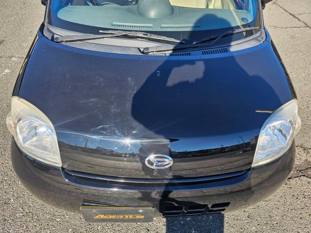 エッセ エコ　タナベ製車高調、ワンオフマフラー２本出しフロント部軽微修復歴有全塗装ブラック　純正５速車（6枚目）