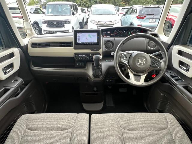 N-BOX L・ターボ ギャザズナビ/両側電動/ホンダセンシング/ワンオーナー/禁煙車/保証書/オートリトラミラー/サイドエアバック/LEDヘッドライト/パーキングセンサー/ドアバイザー/シートヒーター/シートバックテーブル(8枚目)
