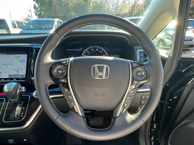 オデッセイハイブリッド ハイブリッドアブソルート・ＥＸホンダセンシング　ギャザズナビ／リア席モニター／センシング／ＭＶＣＳ／ブラインドスポット／ＡＣ電源１５００Ｗ／２列目サンシェード／パワーシート／シートヒーター／両側電動／オートリトラ／サイドエアバック／純正１８ＡＷ／（28枚目）