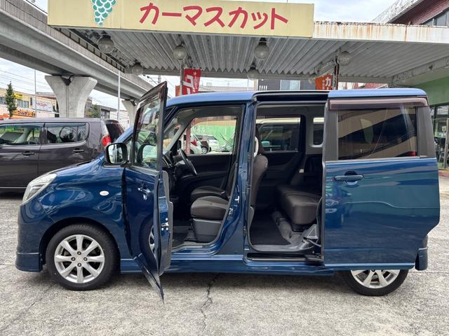 ソリオ X 車検整備付 修復履歴なし 禁煙車 両側スライドドア左自動 ETC HID ナビTV Bluetooth DVD CD スマートキー プッシュスタート アルミ タイヤ2024年製 バッテリー新品(2枚目)