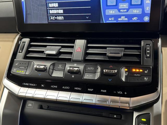 ランドクルーザー ＺＸ　ＪＢＬプレミアムサウンド　リアエンターテイメント　タイヤ空気圧警報システム　クールＢＯＸ　ルーフレール　ムーンルーフ　ベージュレザーシート　パノラミックビューモニター　ブラインドスポットモニター（64枚目）