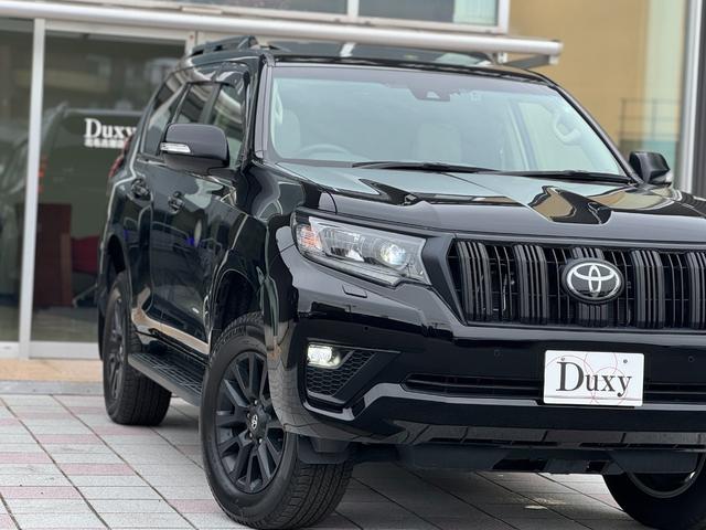 ランドクルーザープラド TX Lパッケージ マットブラックエディション アルパイン9インチナビ・10インチ後席モニター アルパイン12.1インチデジタルミラー HDMIキット ムーンルーフ ルーフレール ベージュレザーシート ベンチレーション パワーシート ETC2.0(20枚目)