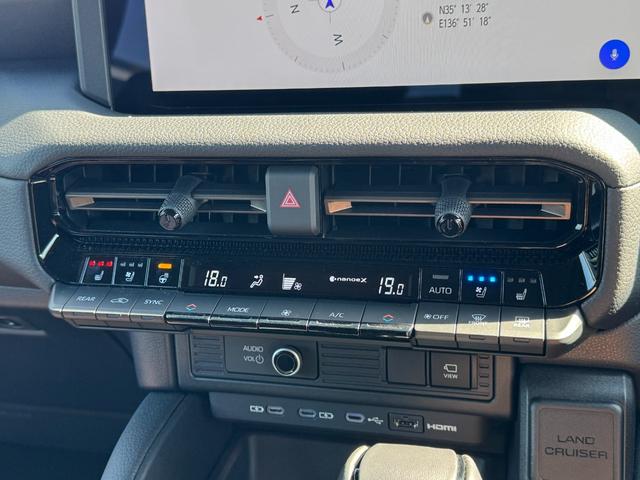 ランドクルーザー250 VXファーストエディション モデリスタパッケージ シグネチャーイルミ 丸目LEDヘッドライト トヨタチームメイト デジタルインナーミラー ムーンルーフ ルーフレール パノラミックビューモニター ブラインドスポットモニター ETC(63枚目)