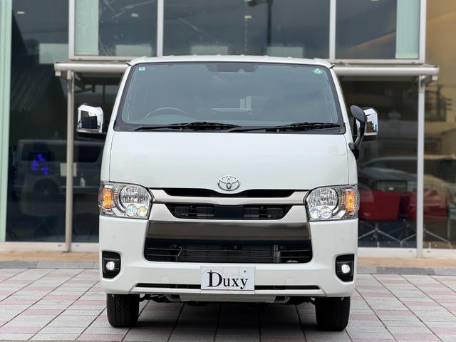 ハイエースバン ロングスーパーＧＬ　ダークプライムＳ　アルパイン１１インチフローティングナビ　パノラミックビューモニター　デジタルインナーミラー　寒冷地仕様　両側パワースライドドア　黒ハーフレザーシート　スカッフプレート　トヨタセーフティーセンス　ＥＴＣ（14枚目）