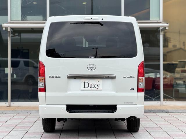 ハイエースバン ロングスーパーＧＬ　ダークプライムＳ　アルパイン１１インチフローティングナビ　パノラミックビューモニター　デジタルインナーミラー　寒冷地仕様　両側パワースライドドア　黒ハーフレザーシート　スカッフプレート　トヨタセーフティーセンス　ＥＴＣ（32枚目）