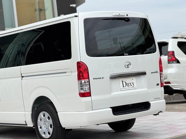 ハイエースバン ロングスーパーＧＬ　ダークプライムＳ　アルパイン１１インチフローティングナビ　パノラミックビューモニター　デジタルインナーミラー　寒冷地仕様　両側パワースライドドア　黒ハーフレザーシート　スカッフプレート　トヨタセーフティーセンス　ＥＴＣ（36枚目）