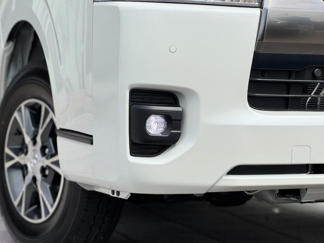 ハイエースバン ロングスーパーGL ダークプライムS 4WD パノラミックビューモニター デジタルミラー オプション15インチAW 両側パワースライドドア LEDヘッドライト 黒ハーフレザーシート トヨタセーフティーセンス AC100V スマートキー(23枚目)