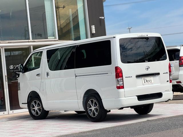 ハイエースバン ロングスーパーGL ダークプライムS 4WD パノラミックビューモニター デジタルミラー オプション15インチAW 両側パワースライドドア LEDヘッドライト 黒ハーフレザーシート トヨタセーフティーセンス AC100V スマートキー(32枚目)