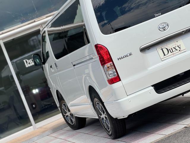 ハイエースバン ロングスーパーGL ダークプライムS 4WD パノラミックビューモニター デジタルミラー オプション15インチAW 両側パワースライドドア LEDヘッドライト 黒ハーフレザーシート トヨタセーフティーセンス AC100V スマートキー(33枚目)