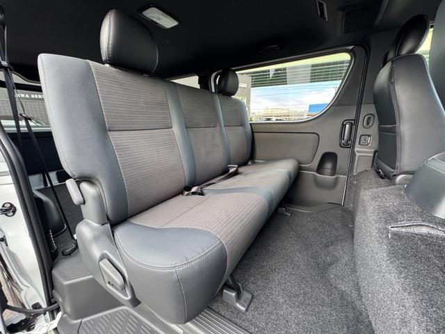 ハイエースバン ロングスーパーGL ダークプライムS 4WD パノラミックビューモニター デジタルミラー オプション15インチAW 両側パワースライドドア LEDヘッドライト 黒ハーフレザーシート トヨタセーフティーセンス AC100V スマートキー(47枚目)