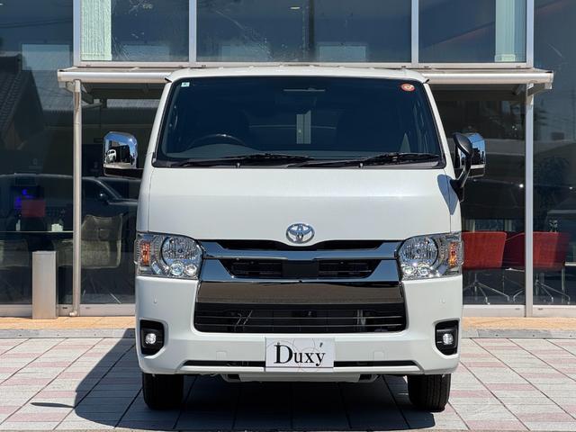 ハイエースバン パノラミックビューモニター デジタルインナーミラー 両側パワースライドドア LEDヘッドランプ スマートキー 黒ハーフレザーシート AC100V トヨタセーフティーセンス プリクラッシュセーフティ(13枚目)