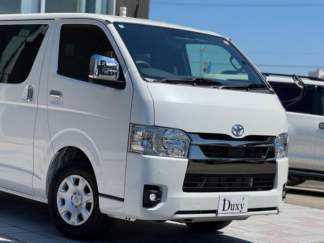 ハイエースバン パノラミックビューモニター デジタルインナーミラー 両側パワースライドドア LEDヘッドランプ スマートキー 黒ハーフレザーシート AC100V トヨタセーフティーセンス プリクラッシュセーフティ(16枚目)